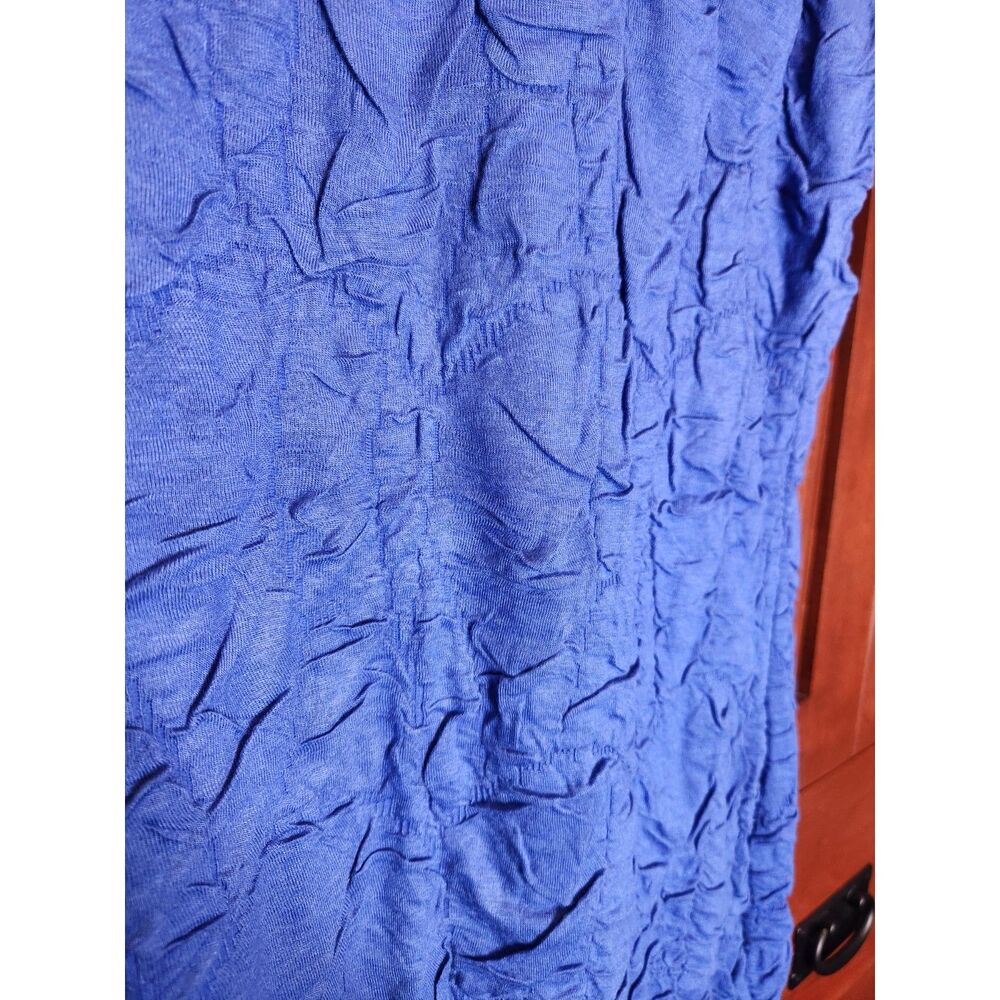 xhilaration Vibrant Blue Puckered Textured Fabric Tank Mini Dress Size XXL - Picture 5 of 6